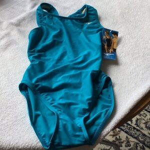 The Finals Ladies Teal one piece  Swimsuit XXS. NWT